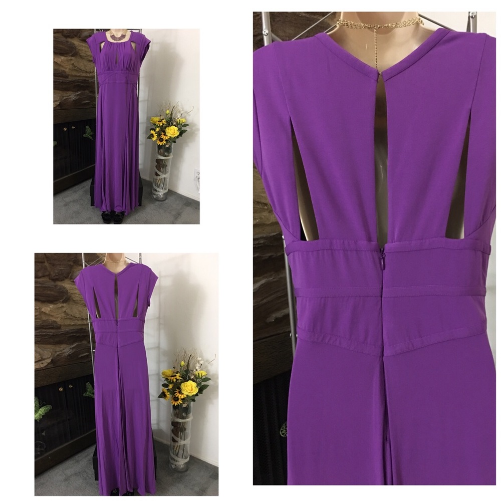 Bcbg maxazria purple gown